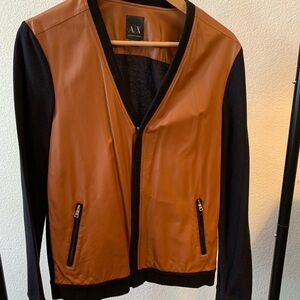 A/X Armani Exchange Orange and Black Lightweight Jacket (Small/Petite)